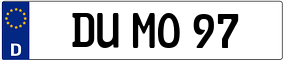 Truck License Plate